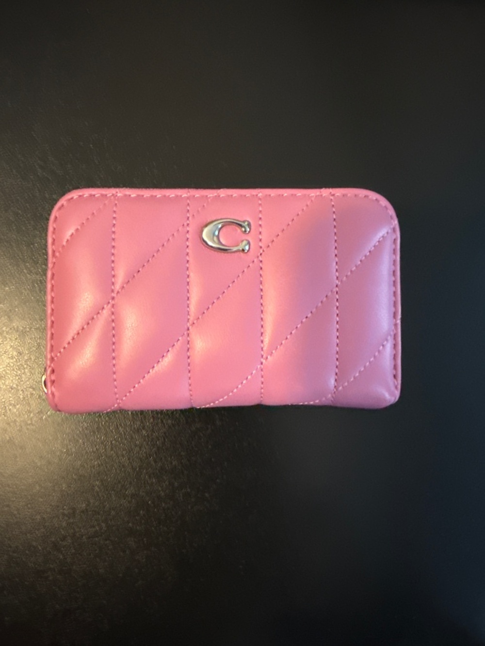 COACH Quilted Essential Small Zip Wallet